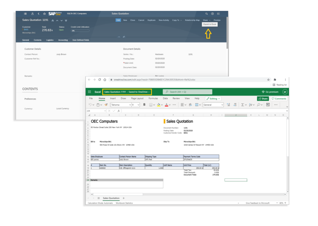 SAP Webclient Microsoft 365 Integration 1 | ANG
