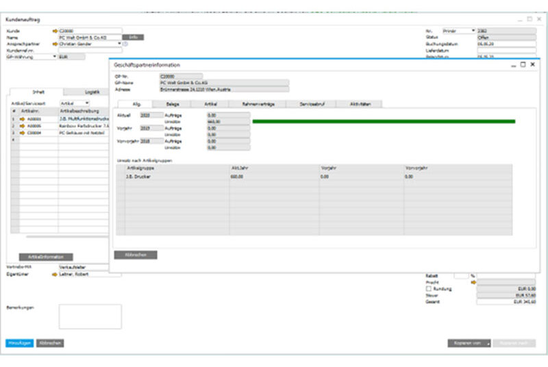 Screenshot Gechaeftspartner | ANG