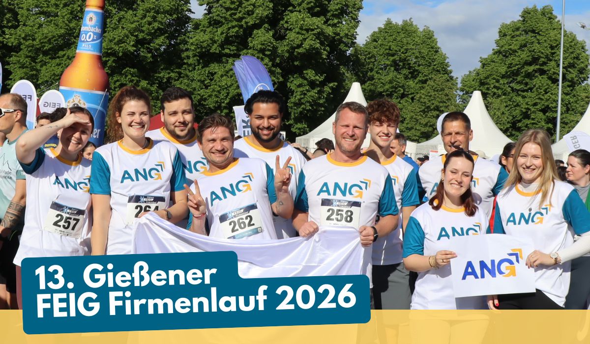 Teamgeist in Bewegung: ANG beim 13. Gießener FEIG Firmenlauf