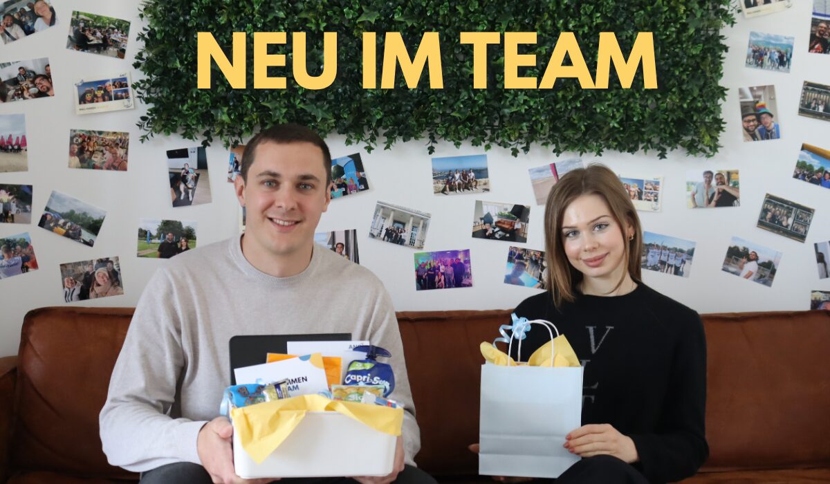 Verstärkung für unser Team!