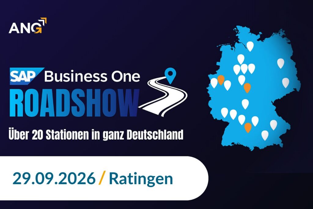 SAP Business One Roadshow Ratingen | ANG
