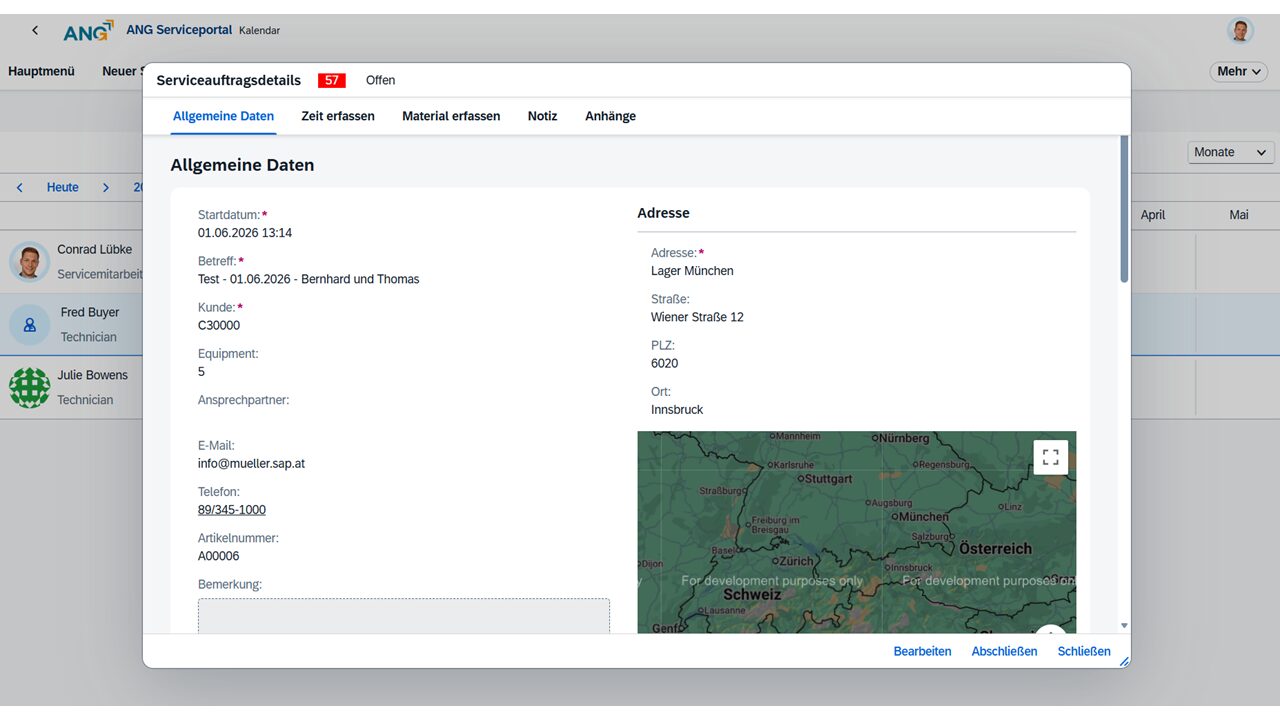 Screenshot_ANG Service Portal_Serviceauftragsdetails